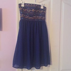 Aztec Print mini-dress